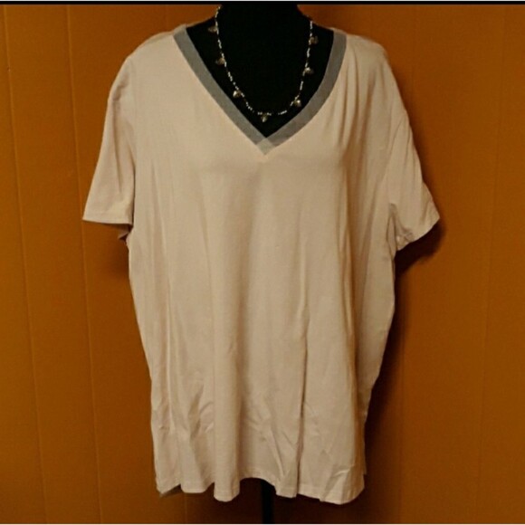 NWT Ava and Viv short sleeve top sz 2X - Picture 1 of 7